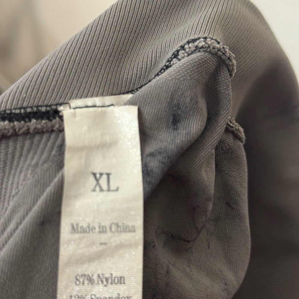 Men's Gray Nylon Pants